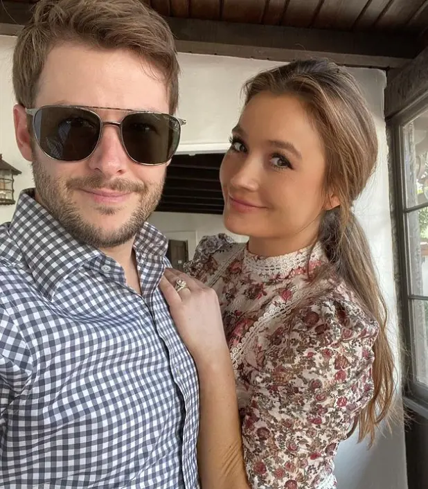 Marco Andretti and his ex-wife Marta Krupa at Woodland Hills on February 24, 2020.