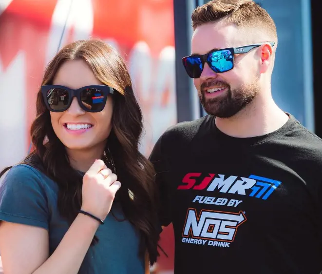 Ricky Stenhouse spends time with his fiance Madyson Goodfleisch on February 9, 2021.