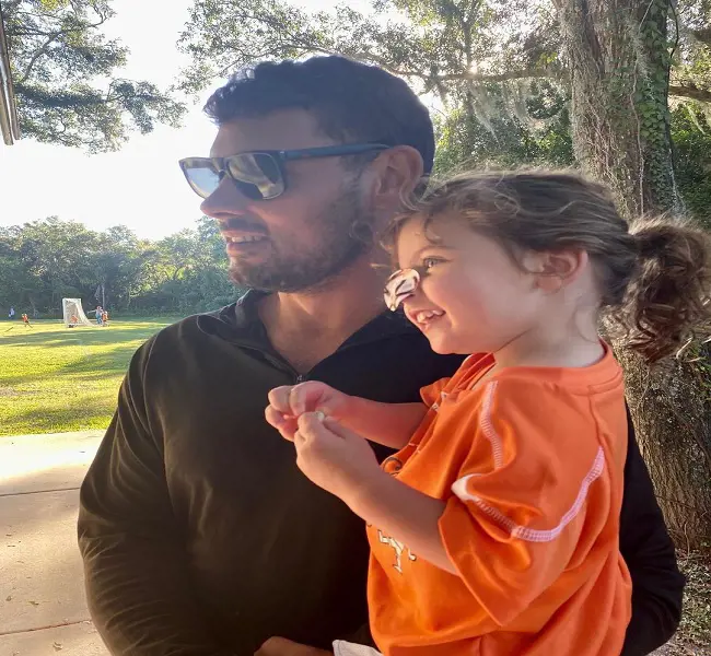 Father, Luke Maile loves to spend quality time with her daughter Evelyn Charles