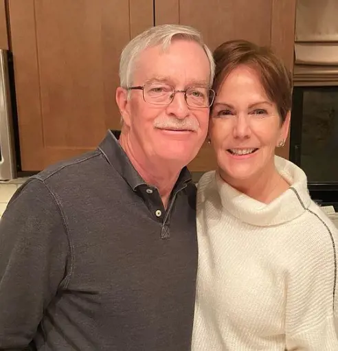 Marty Lavelle and Janet Lavelle celebrating Thanksgiving together on November 26, 2021.