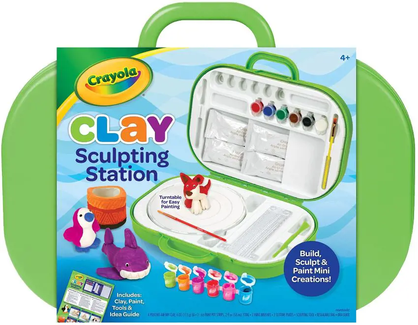 The package of the Crayola Clay Sculpting Station