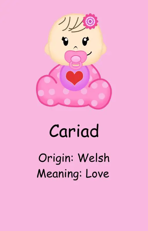 The origin and meaning of Cariad
