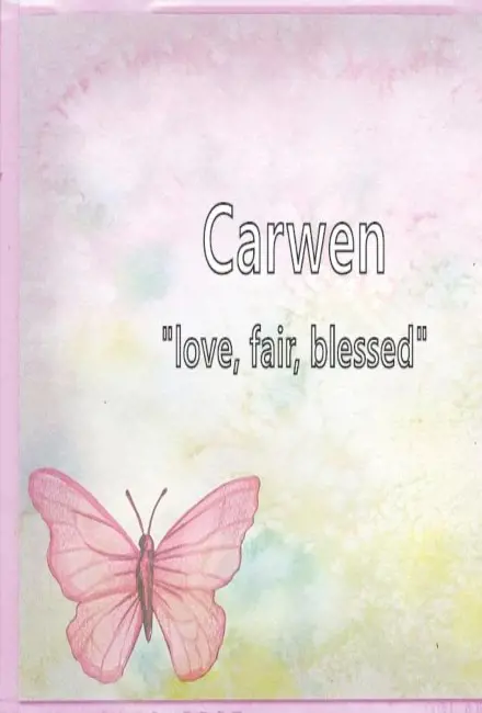 Meaning of Carwen