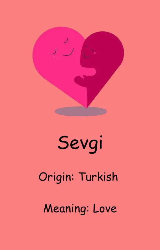 The meaning and origin of Sevgi