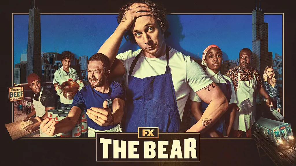 Get ready to roar with excitement while admiring The Bear official poster