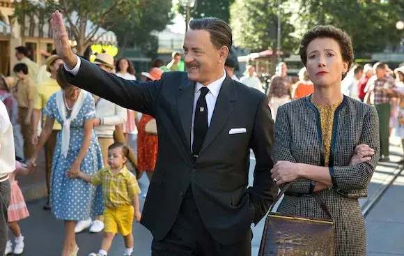 Tom Hanks and Emma Thompson appeared as Walt Disney and Pamela Travers in the 2013 movie, Saving Mr. Banks