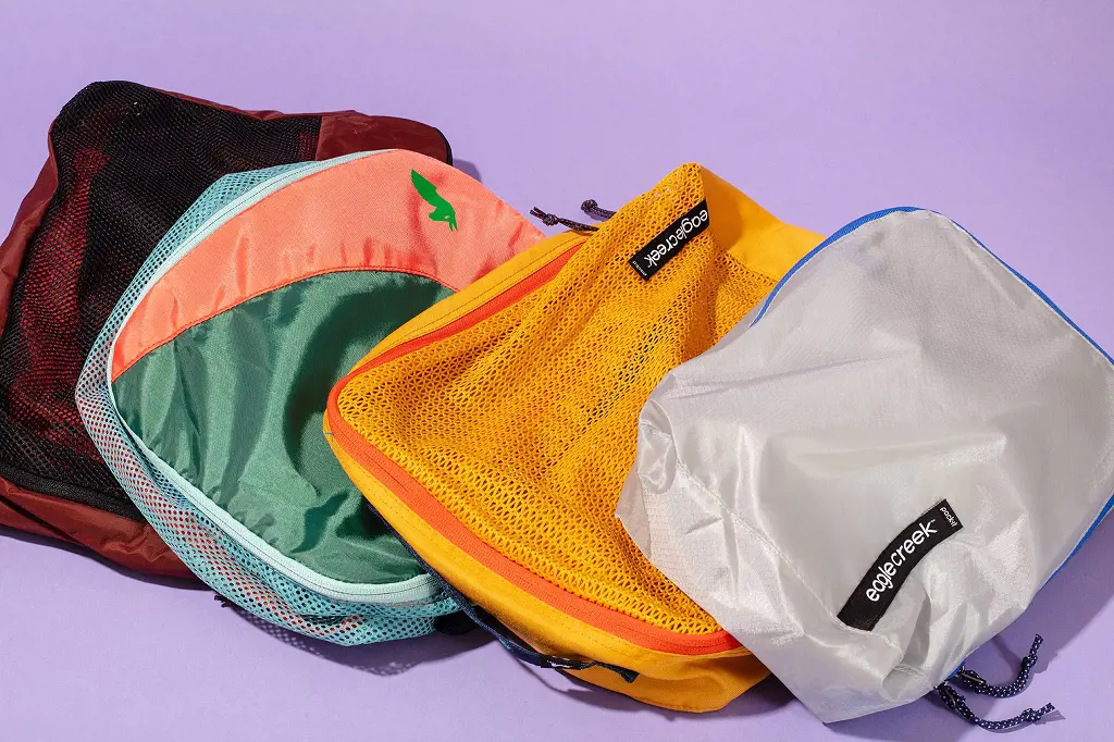 The best packing cubes for adults in four different colors