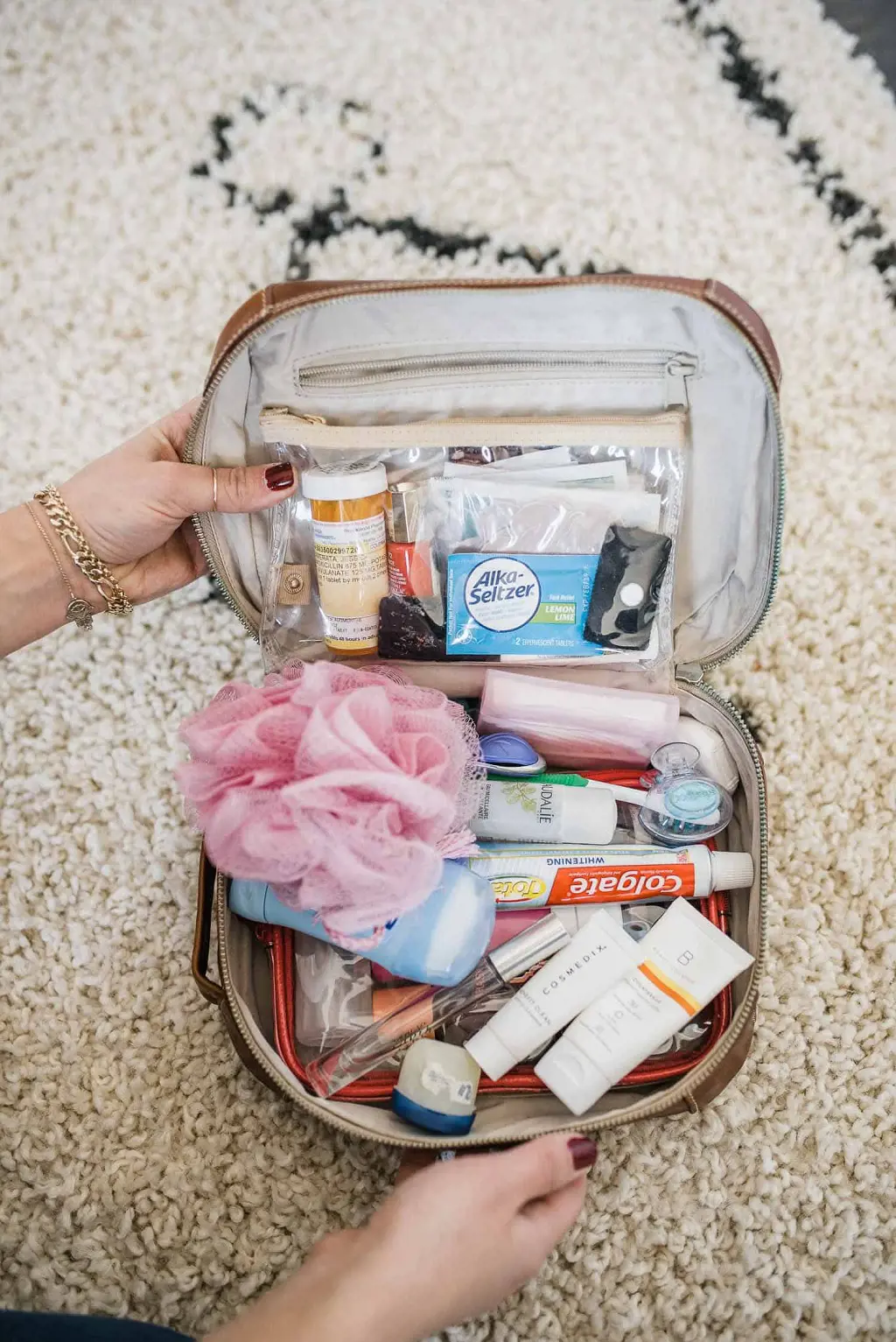 The best way to pack travel toiletries