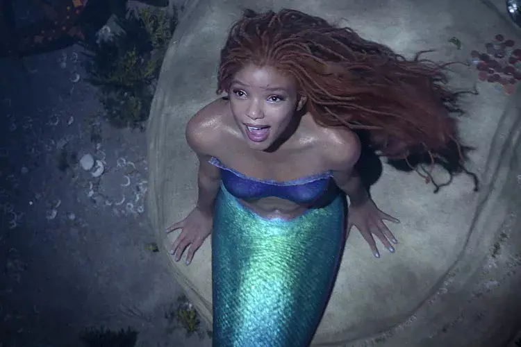 Original poster of the 2023 live-action movie The Little Mermaid