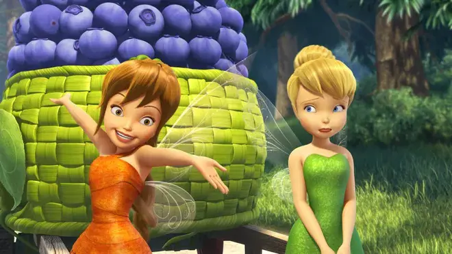 Fawn (left) and Tinker Bell in a scene from Tinker Bell and the Legend of the NeverBeast