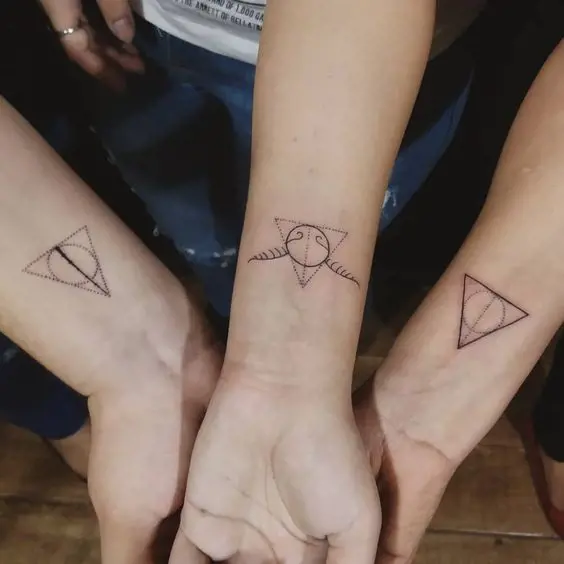 Three sisters and brothers can get this distinct yet matching tattoo. (Photo By: Berth Santiago)