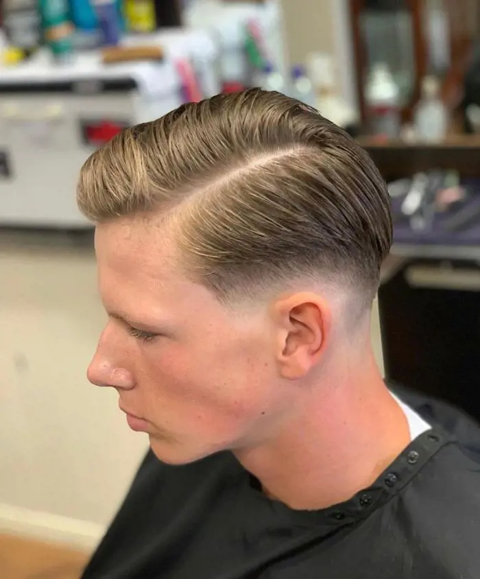 Low Fade haircut by Barber Bros & Co Broadbeach