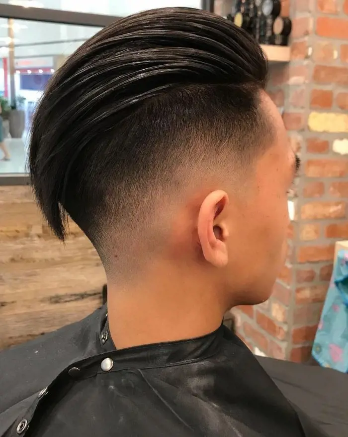 Mohawk haircut with Fade Undercut