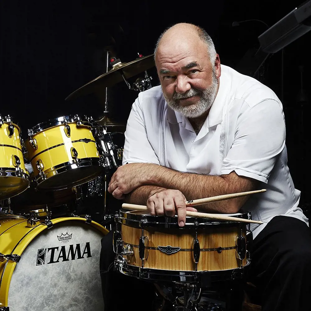 Peter Erskine picture tweeted by his fan on 3rd October 2020