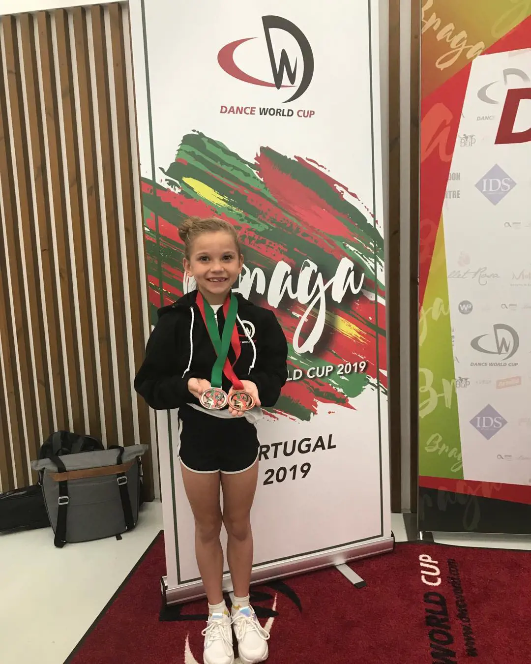 Amie Donald at the Dance World Cup in Portugal