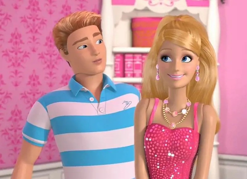 Ken and Barbie from the film Barbie Life in the Dreamhouse