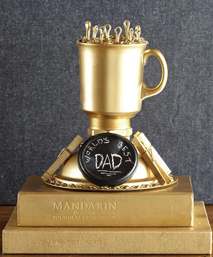 DIY dad trophy