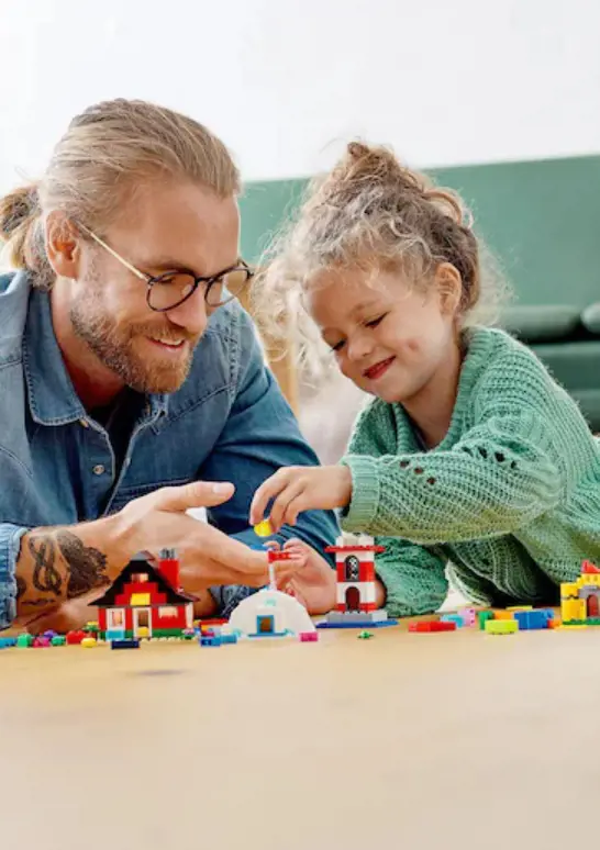 lego with dad
