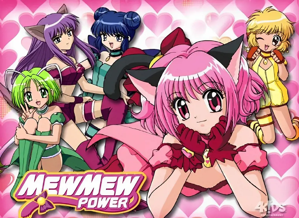 The signboard of the show Mew Mew Power