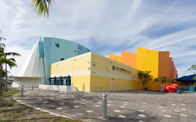 The main exhibition building of Miami Children’s Museum located in 980 MacArthur Causeway, Miami, Florida