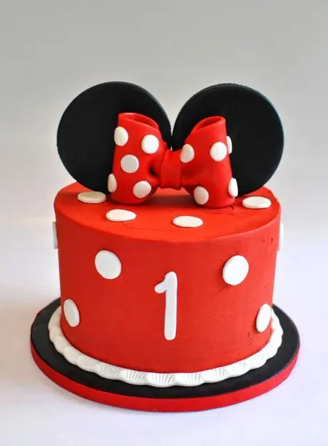 A simple and easy DIY Minnie themed birthday cake than can be made in your kitchen in a jiffy. 